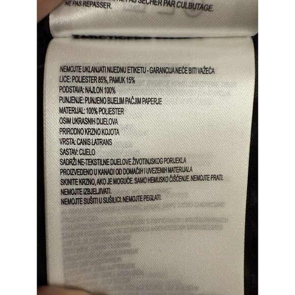 Canada Goose Expedition Parka M/M Blue W/ Fur Trim Hood Arctic Program Patch War - Picture 11 of 16